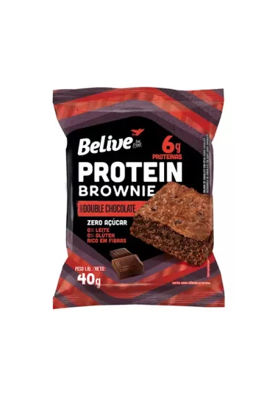 Brownie Protein Belive Doble Chocolate 40grs